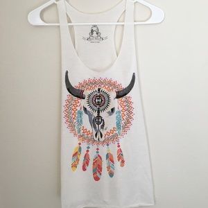 Bull Dream Catcher Tank Top